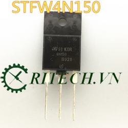 chuyên bán 4N150, STFW4N150 Mosfet kênh N 4A 1500V TO-3PF chính hãng