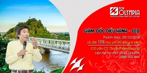 KHÓA HỌC GIÁM ĐỐC ĐIỀU HÀNH CEO K05 THANH HÓA