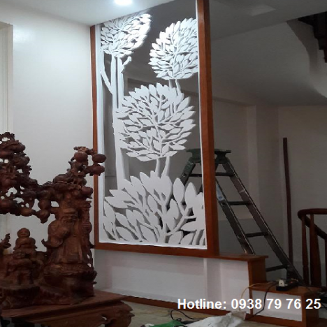 2018 với top mẫu vách ngăn hoa văn cầu thang giật cấp hot nhất