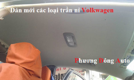 Dán mới trần TOYOTA FORTUNER | Dán mới trần nỉ chuyên nghiệp