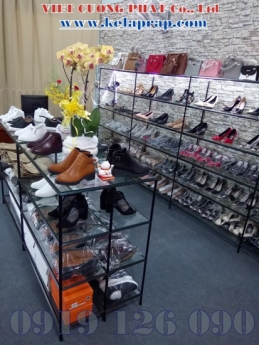Khung kệ tháo ráp,khung túi xách giày dép không gắn ốc ,di chuyển gọn nhẹ VCP