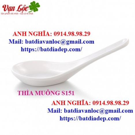 Bán muỗng thìa  Melamine nhà hàng Lẩu nướng Hàn - Nhật 