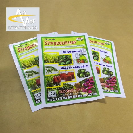 Sản xuất túi màng MCPP/AL/PA/MPET dùng trong ngành BVTV Số lượng ít không dùng trục in ống đồng