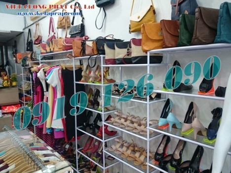 Khung kệ tháo ráp,khung túi xách giày dép không gắn ốc ,di chuyển gọn nhẹ VCP