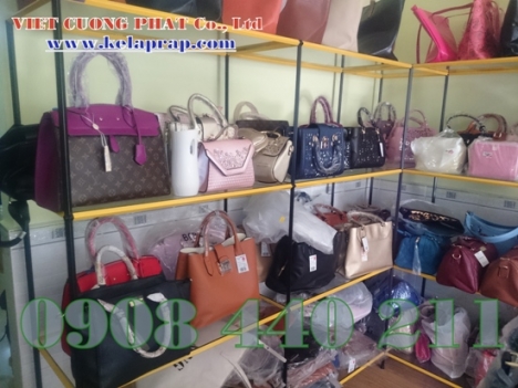 Khung kệ tháo ráp,khung túi xách giày dép không gắn ốc ,di chuyển gọn nhẹ VCP