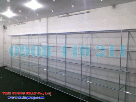 Khung kệ tháo ráp,khung túi xách giày dép không gắn ốc ,di chuyển gọn nhẹ VCP