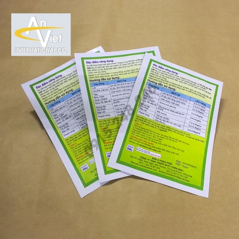 Sản xuất túi màng MCPP/AL/PA/MPET dùng trong ngành BVTV Số lượng ít không dùng trục in ống đồng