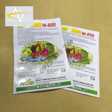 Sản xuất túi màng MCPP/AL/PA/MPET dùng trong ngành BVTV Số lượng ít không dùng trục in ống đồng