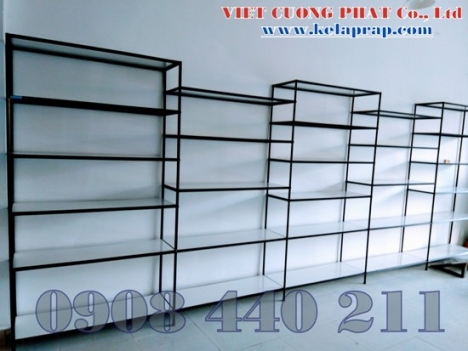 Khung kệ tháo ráp,khung túi xách giày dép không gắn ốc ,di chuyển gọn nhẹ VCP