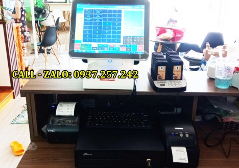 Máy tính tiền cảm ứng dùng cho quán trà sữa – karaoke – cafe tại Cần Thơ