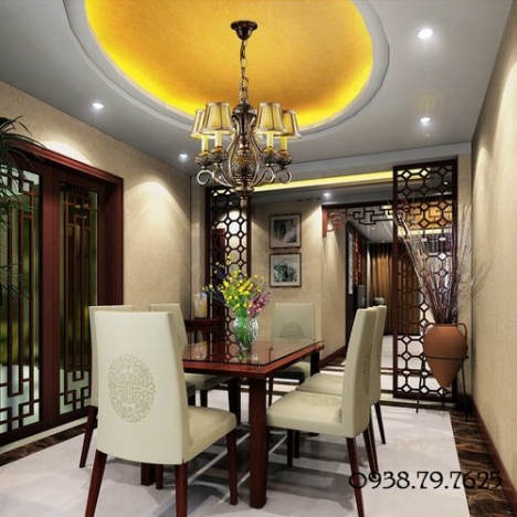 Căn hộ mini đẹp nhờ vách ngăn hoa văn trang trí họa tiết tại tphcm