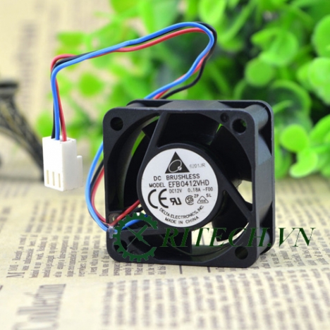 chuyên bán Quạt DC 3 dây Delta EFB0412VHD 12V kích thước 40x40x20mm chính hãng