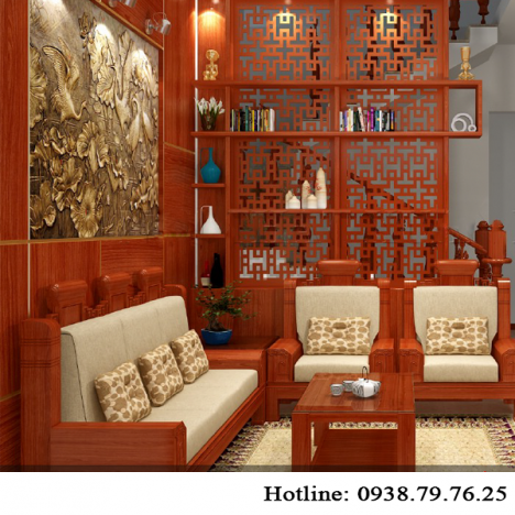 Căn hộ mini đẹp nhờ vách ngăn hoa văn trang trí họa tiết tại tphcm