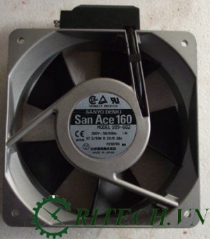 chuyên bán Quạt SANYO DENKI 109-602 điện áp 220V kích thước160*160*50 giá rẻ