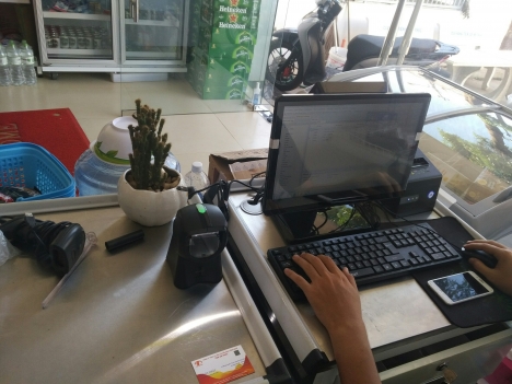 Máy tính tiền cho mini mart tại Buôn Ma Thuột Đắk Lắk