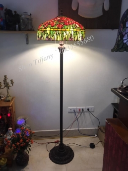 Đèn Sàn Tiffany Họa Tiết Hoa Tuylip