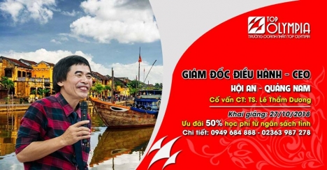 KHÓA HỌC GIÁM ĐỐC ĐIỀU HÀNH CEO QUẢNG NAM