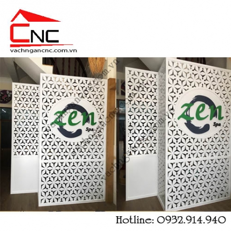 Thi công vách ngăn cnc nội thất phòng spa đẹp tại Ông Ích Khiêm Q11