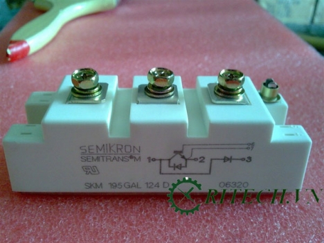 chuyên bán SKM195GAL124DN IGBT Semikron 260A 1200V chính hãng