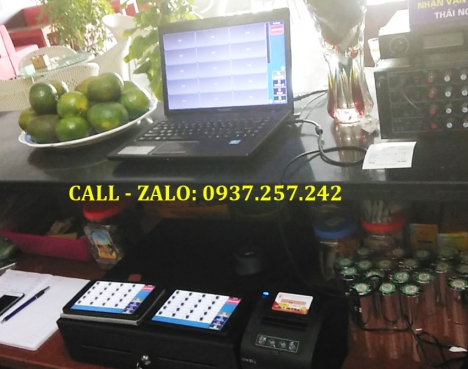 Tặng phần mềm oder khi mua trọn bộ máy tính tiền cho quán cafe tại Cà Mau