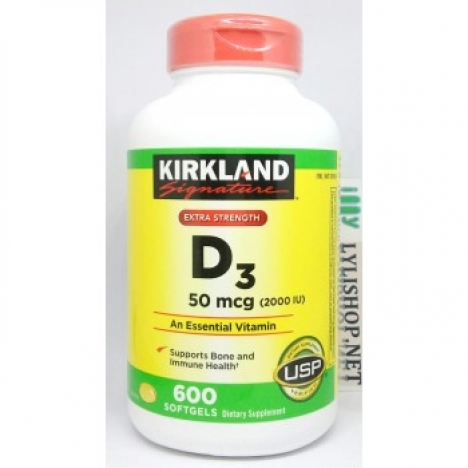 Vitamin D3 chống loãng xương 600 viên từ Mỹ