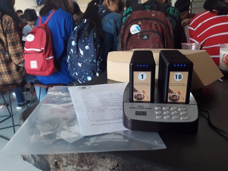 bộ rung gọi khách cho quán trà sữa - cafe