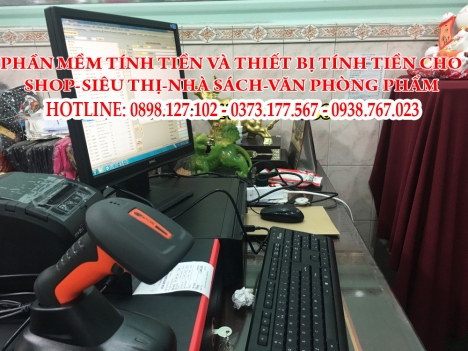 Bán full trọn bộ máy tính tiền cho cửa hàng mỹ phẩm