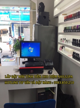 máy tính tiền cho salon, nails