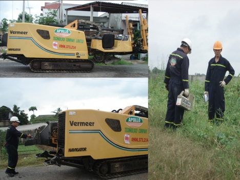Khoan Ngầm Apollo, khoan định hướng ngang, khoan khéo ống......