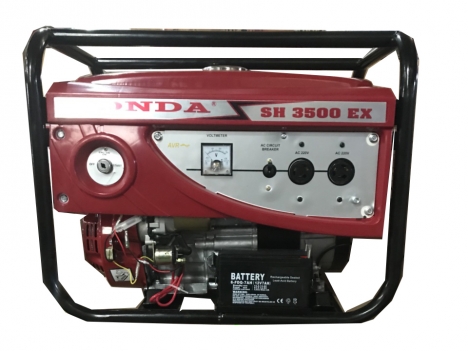 Máy phát điện chạy xăng honda SH3500 2.8kw_đề_đỏ