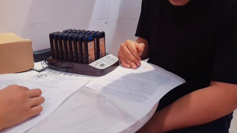 bộ rung gọi khách cho quán trà sữa - cafe