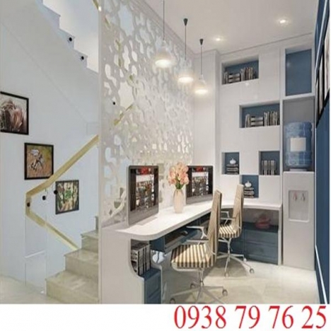 Nhà đẹp trở lại khi thi công vách ngăn cầu thang cnc