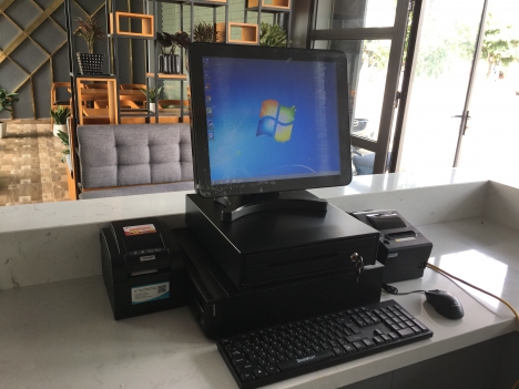 Máy tính tiền giá rẻ cho quán trà sữa tại Kon tum