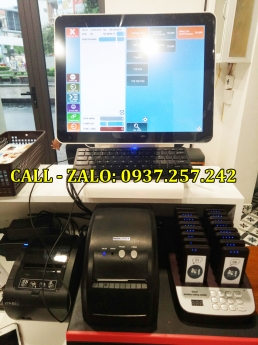 Máy tính tiền cảm ứng dùng cho quán trà sữa – karaoke – cafe tại Vĩnh Long