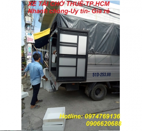 Xe tải chở thuê quận Bình Chánh – 0974769136 – chuyển nhà, văn phòng giá rẻ
