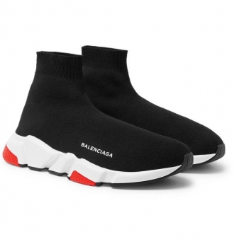 Giày thể thao Balenciaga Speed Trainer Black Red cho cả nam và nữ