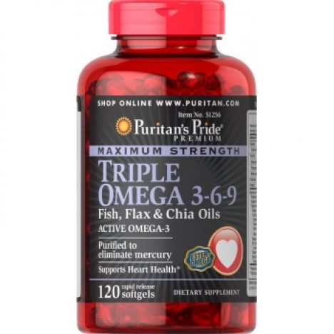 tim mạch não bộ Triple Omega 369 120 viên USA