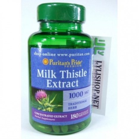 Thuốc bổ gan giải độc gan Milk Thistle 180 viên từ mỹ