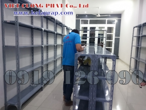 Nhà phân phối thép V lỗ đa năng,kệ kho ,kệ thép V hàng chất lượng VCP