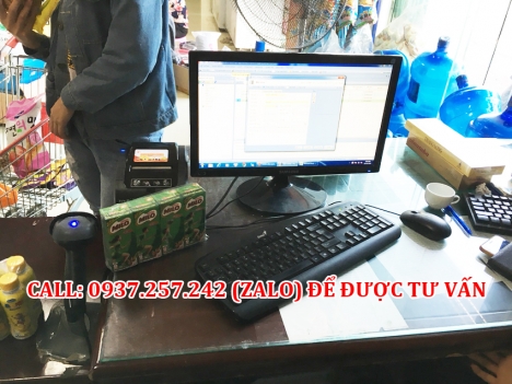 Lắp đặt bộ máy tính tiền cho shop, siêu thị, tạp hóa tại Cần Thơ