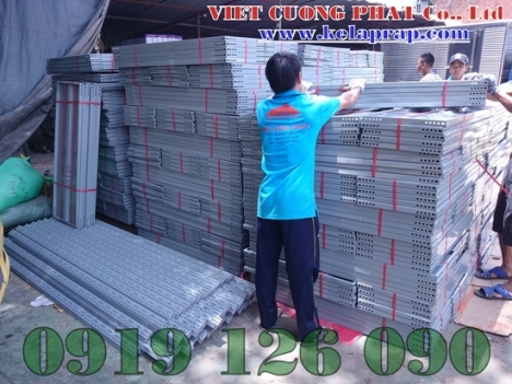Nhà phân phối thép V lỗ đa năng,kệ kho ,kệ thép V hàng chất lượng VCP
