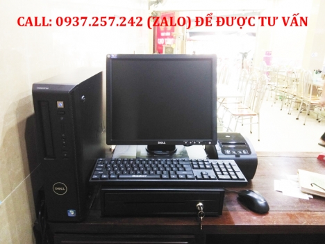 Lắp đặt máy tính tiền cho quán cafe, quán ăn gia đình, quán nhậu sân vườn tại Cần Thơ