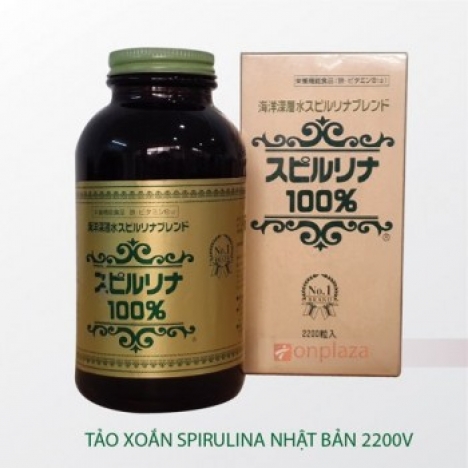 Tảo xoắn Nhật Bản Hộp 2200 viên Tảo vàng cho cơ thể khỏe mạnh