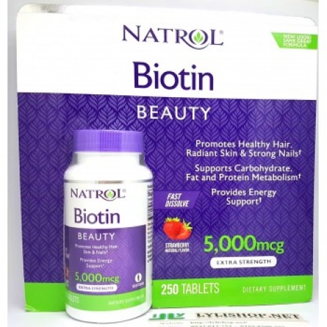 Biotin 250 viên từ Mỹ Viên uống mọc tóc hiệu quả