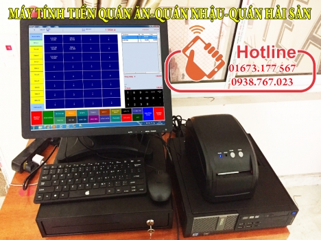Bán máy tính tiền cảm ứng cho quán ăn tại Quảng Bình