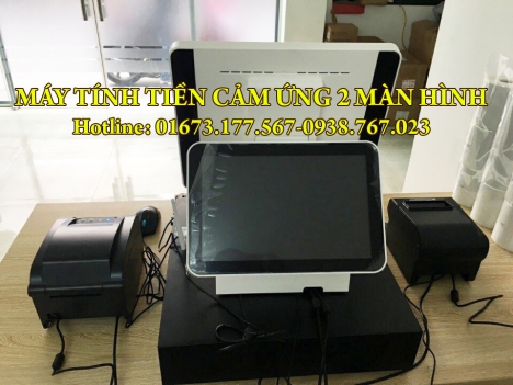 Máy Tính Tiền Cảm Ứng 2 Màn Hình Cho Quán TRÀ SỮA –TIỆM BÁNH