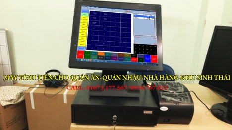 Bán máy tính tiền cảm ứng cho quán ăn tại Quảng Bình