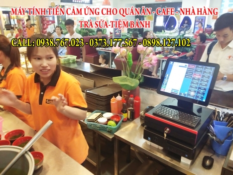 Bán máy tính tiền cảm ứng cho quán ăn tại Hưng Yên