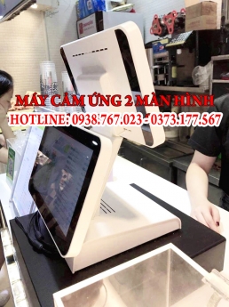 Máy Tính Tiền Cảm Ứng 2 Màn Hình Cho Quán TRÀ SỮA –TIỆM BÁNH