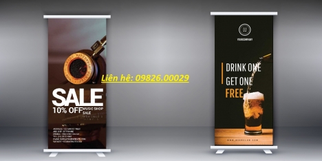 Standee chân sắt- Các loại standee giá rẻ tại Quận Thanh Xuân